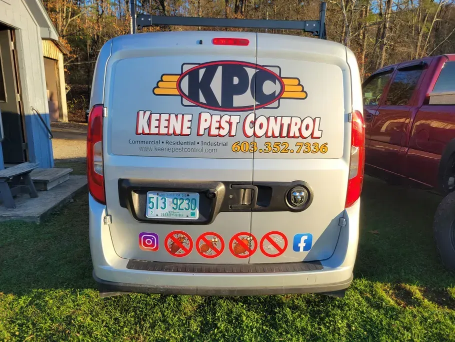 Keene Pest White Service Truck